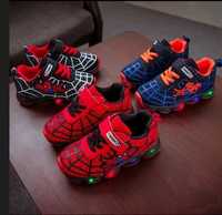 świecące buty led spiderman  2 kolory r. 29 lub 30 HIT 2023