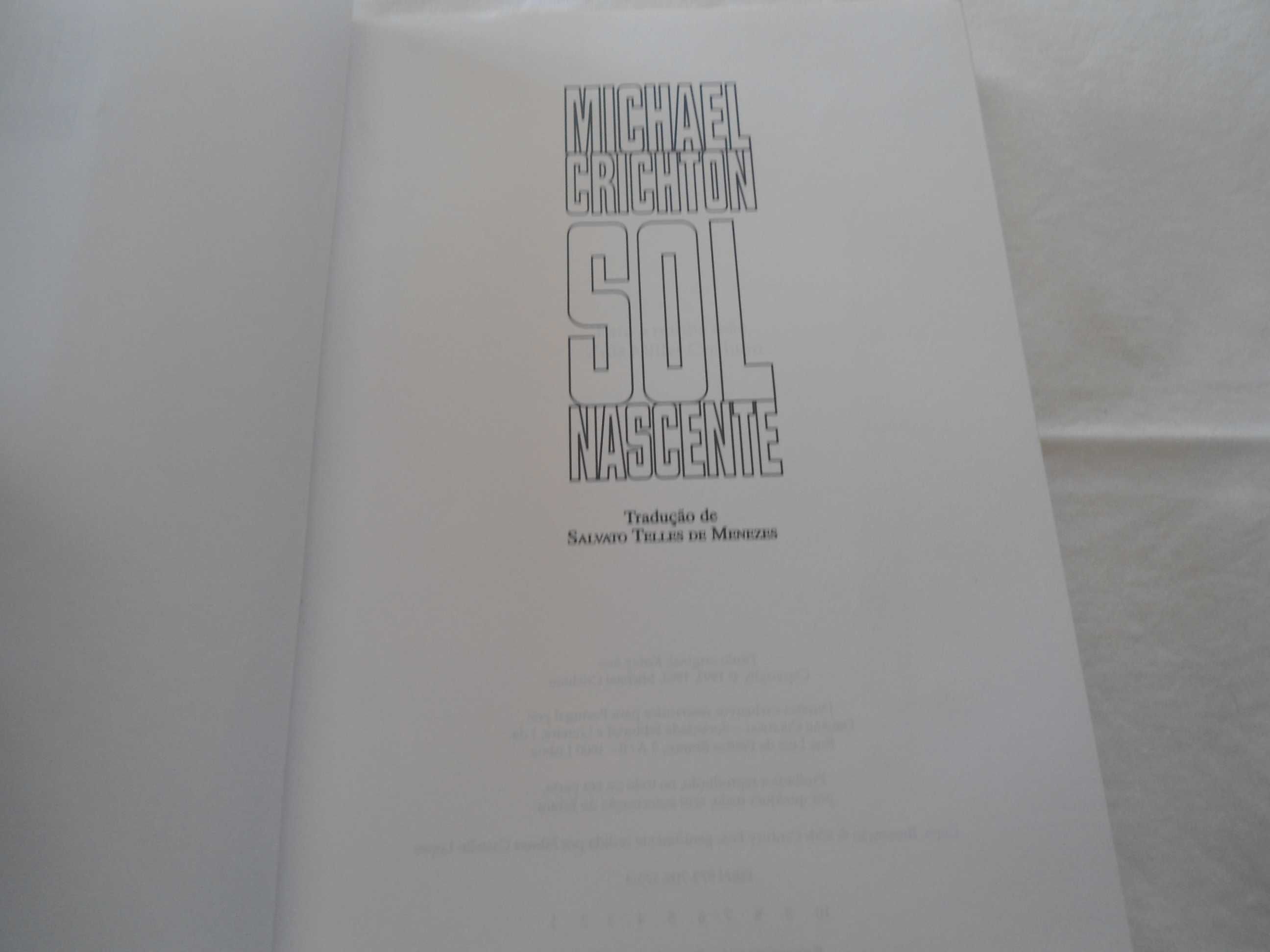 Sol Nascente por Michael Crichton