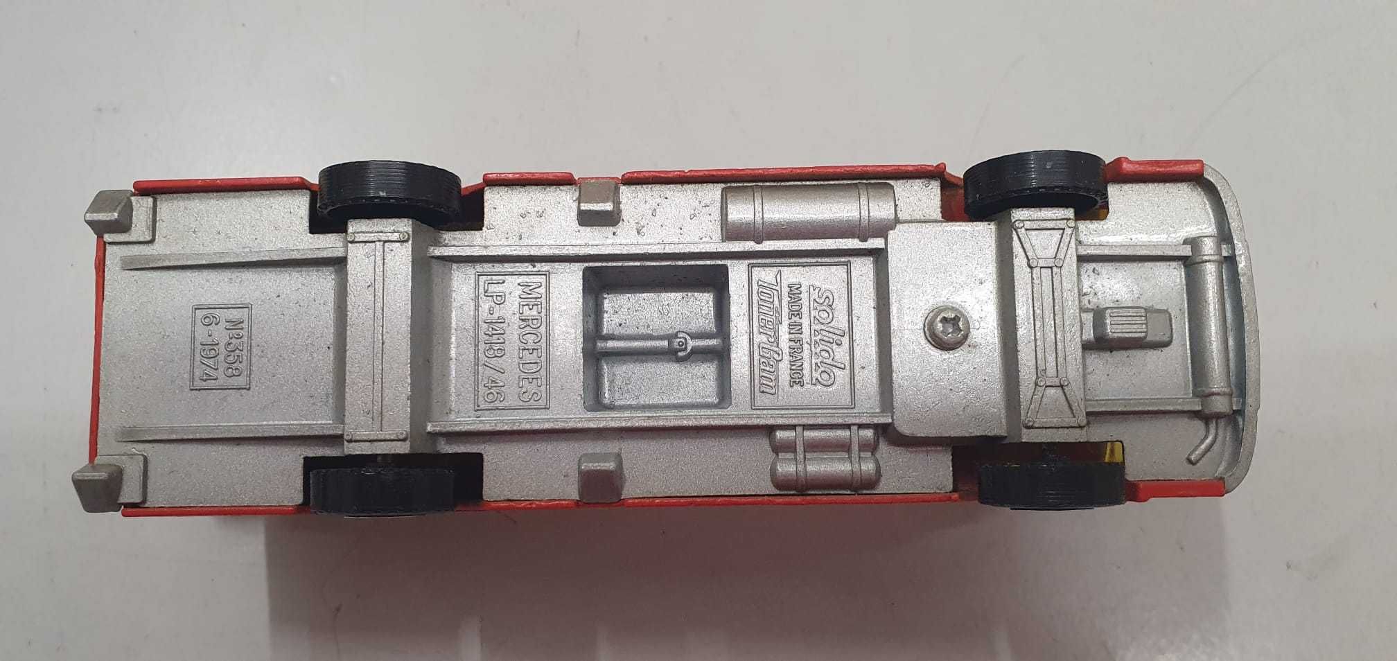 Miniatura Original SOLIDO - Carro Mercedes de Reportagem TV