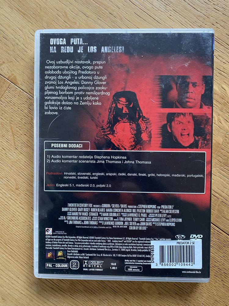 Predator 2 DVD wersja PL