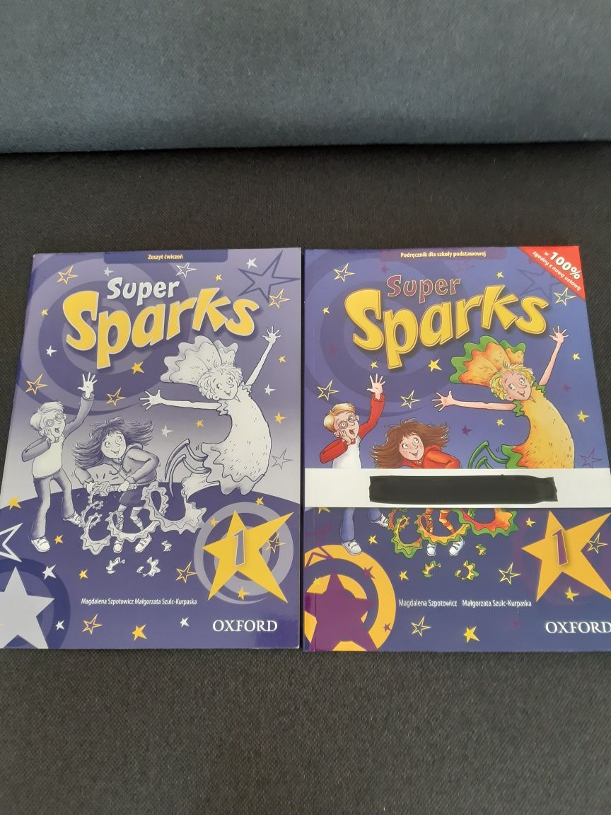 Super Sparks 1, Oxford,  podręcznik i zeszyt ćwiczeń