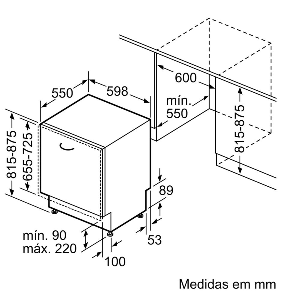 Maquina de lavar loiça BOSCH SMV4EVX00E/49