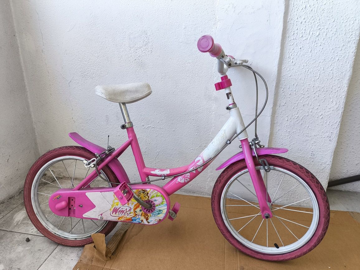 Bicleta criança winx