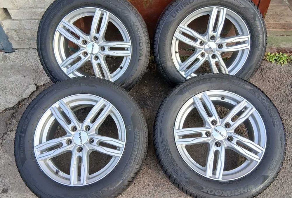 Диски 5х112 R16 Audi, VW, Mercedes, Seat, Skoda з гумою зима