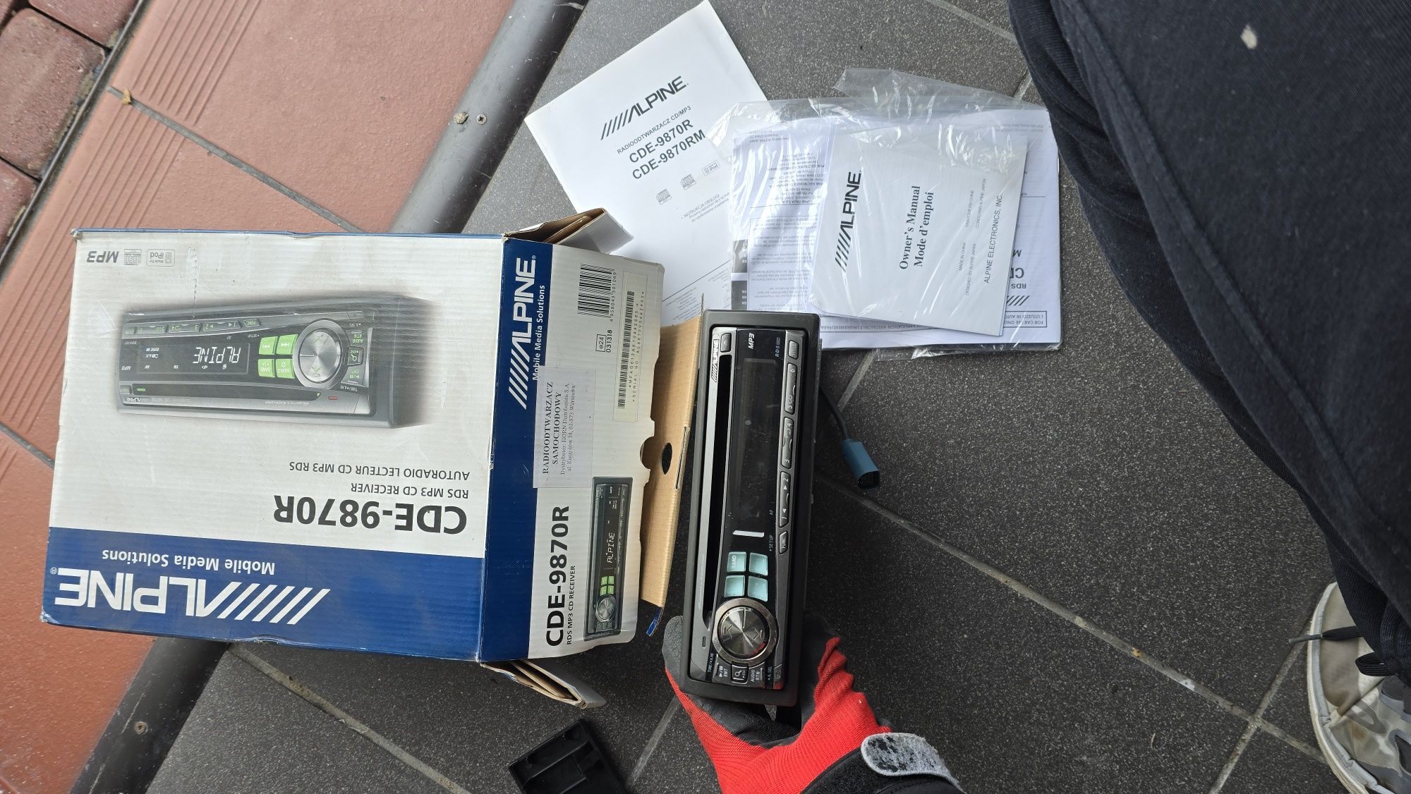 Radio CD Alpine 9870R