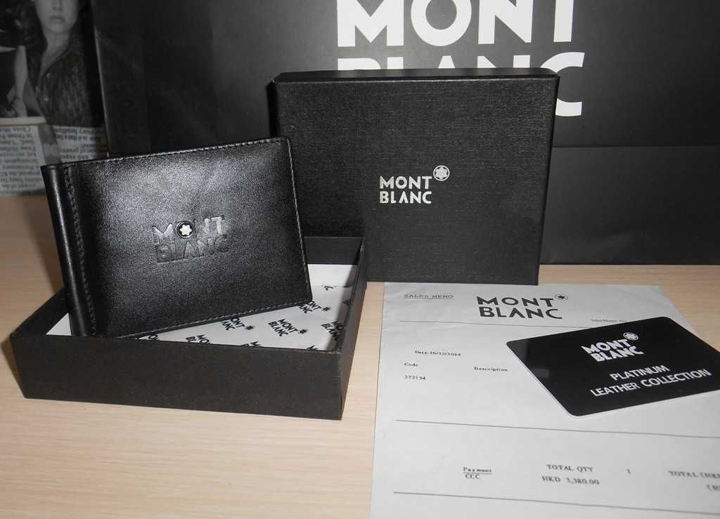 KLIP DO PIENIĄDZE portfel MĘSKI Mont Blanc, skóra