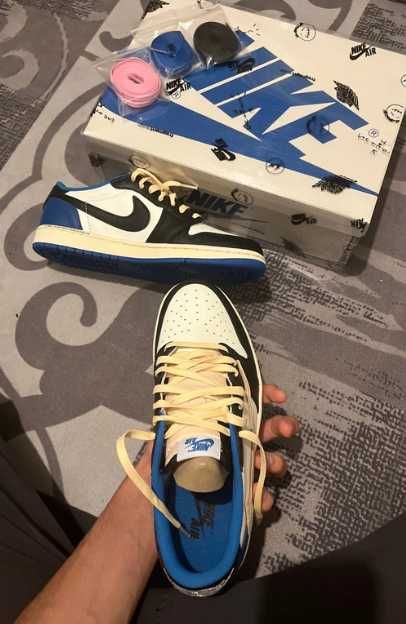 Nike Air Jordan 1 Retro Low OG SP Fragment x Travis Scott Eu 42