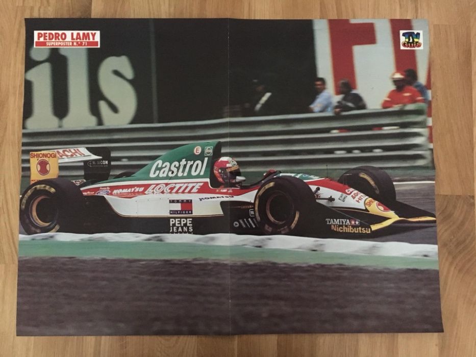 Posters Fórmula 1 - Schumacher, Hill, Vileneuve e Lamy ANOS 90