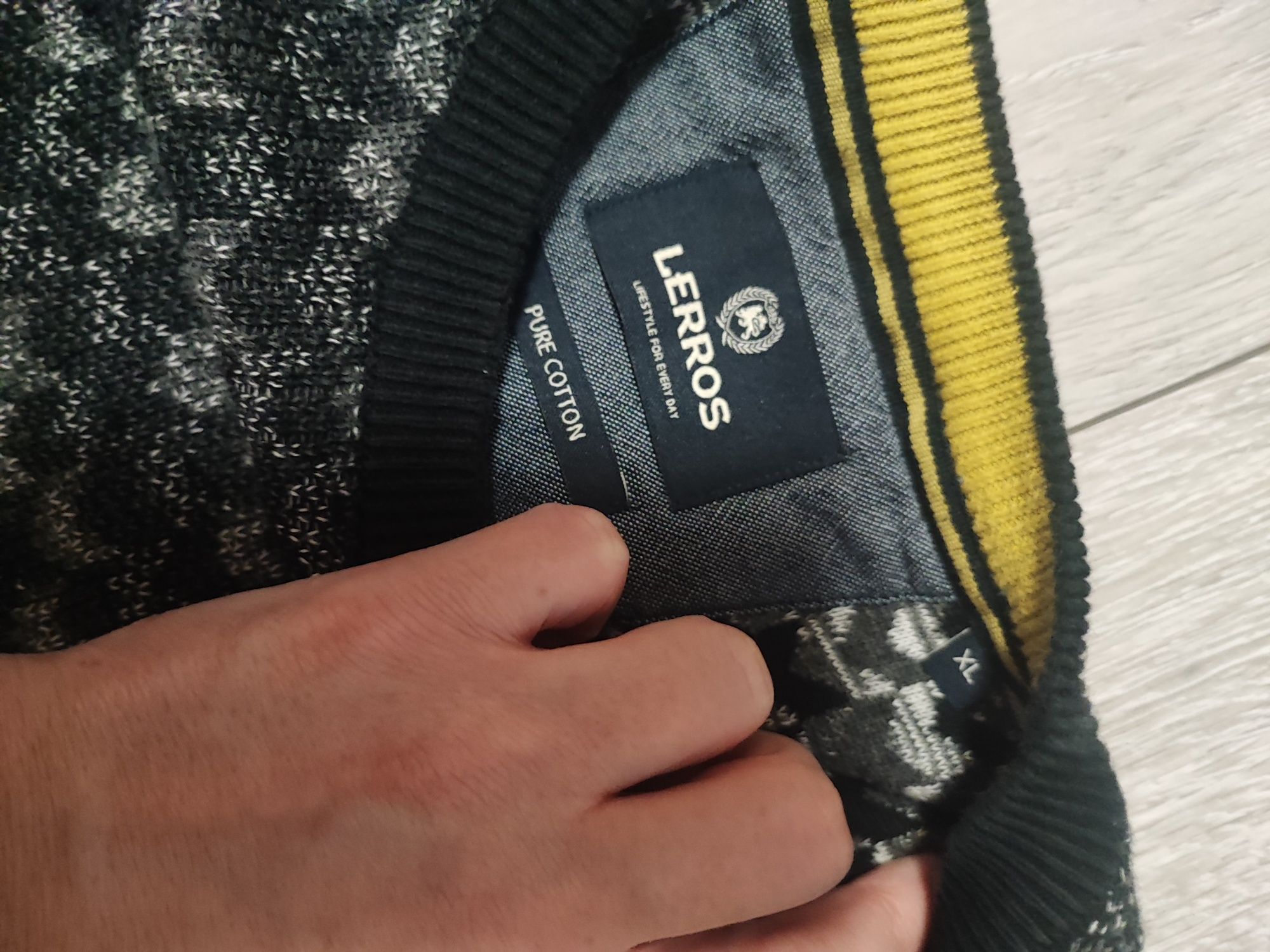 Męski sweter Lerros XL bawelna