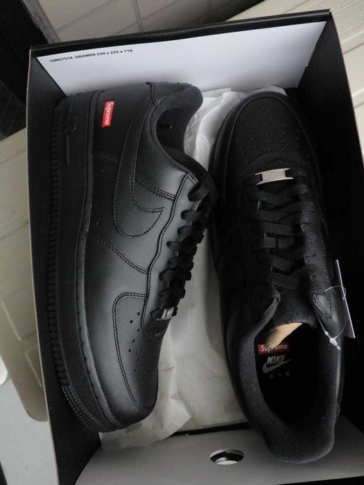 koszykówki "Nike_Air_Force_1_Low_Supreme_Black R.45