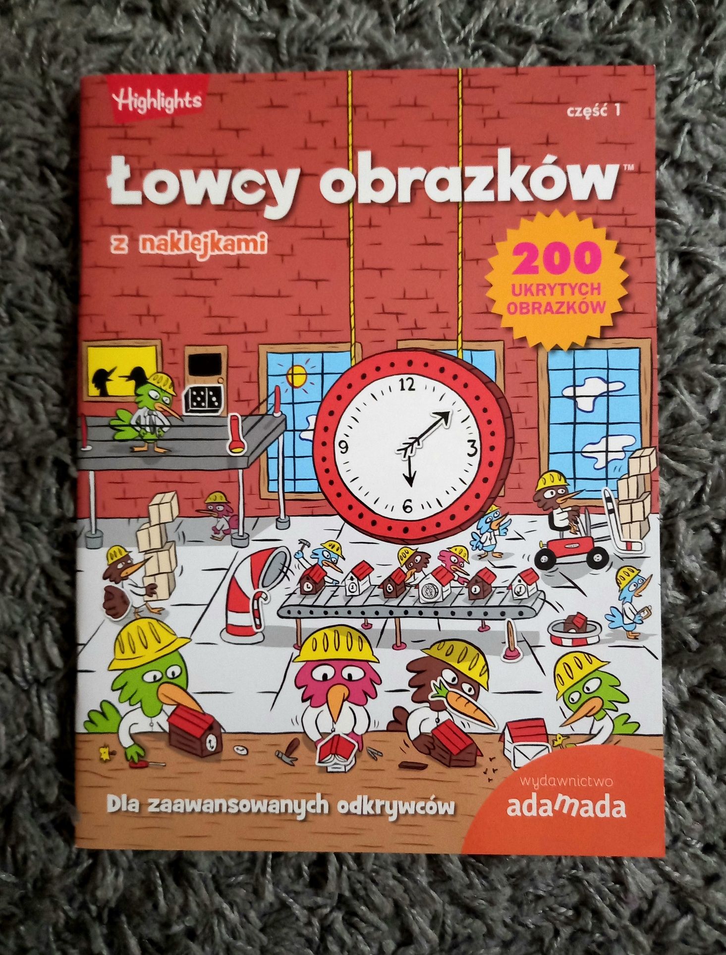 Łowcy obrazków z naklejkami adamada