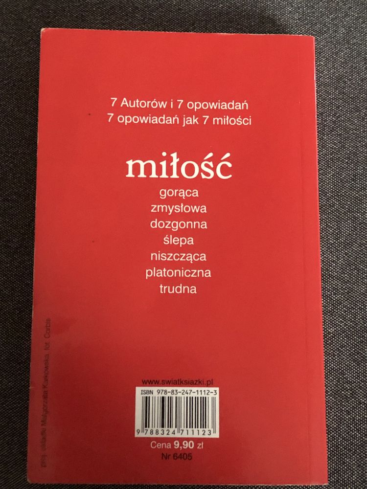 7 x miłość zbiór 7 opowiadań