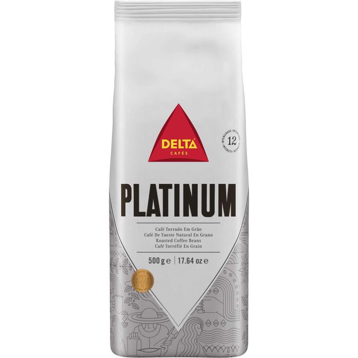 Café Delta Platinum em grão 500gr e 1kg