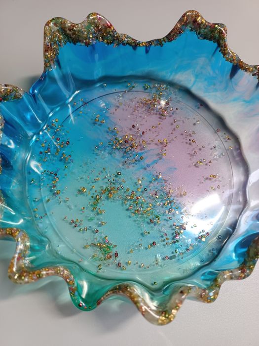 Misa dekoracyjna rękodzieło handmade żywica