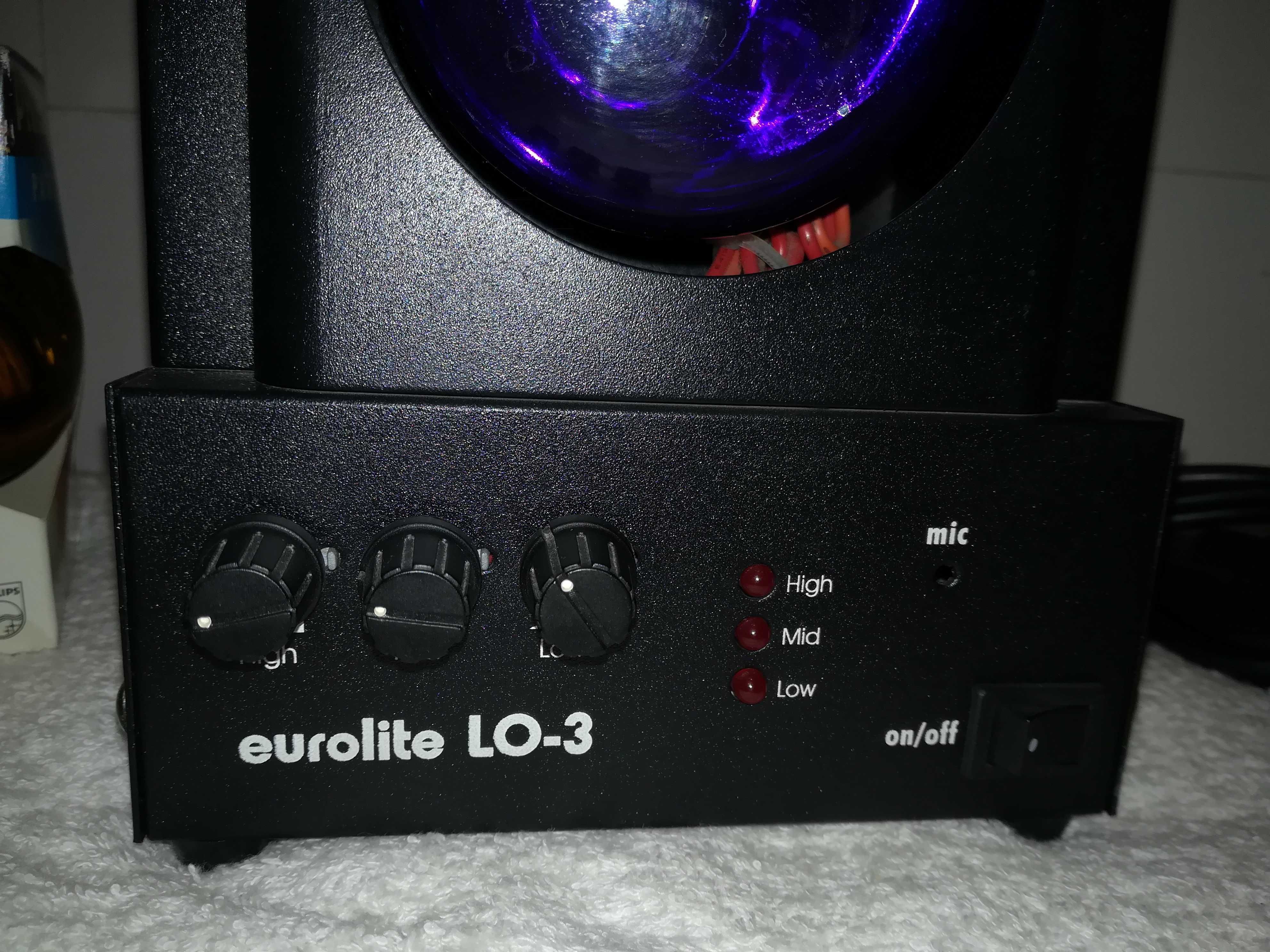 eurolite lo-3 (orgão de luzes em caixa de metal)
