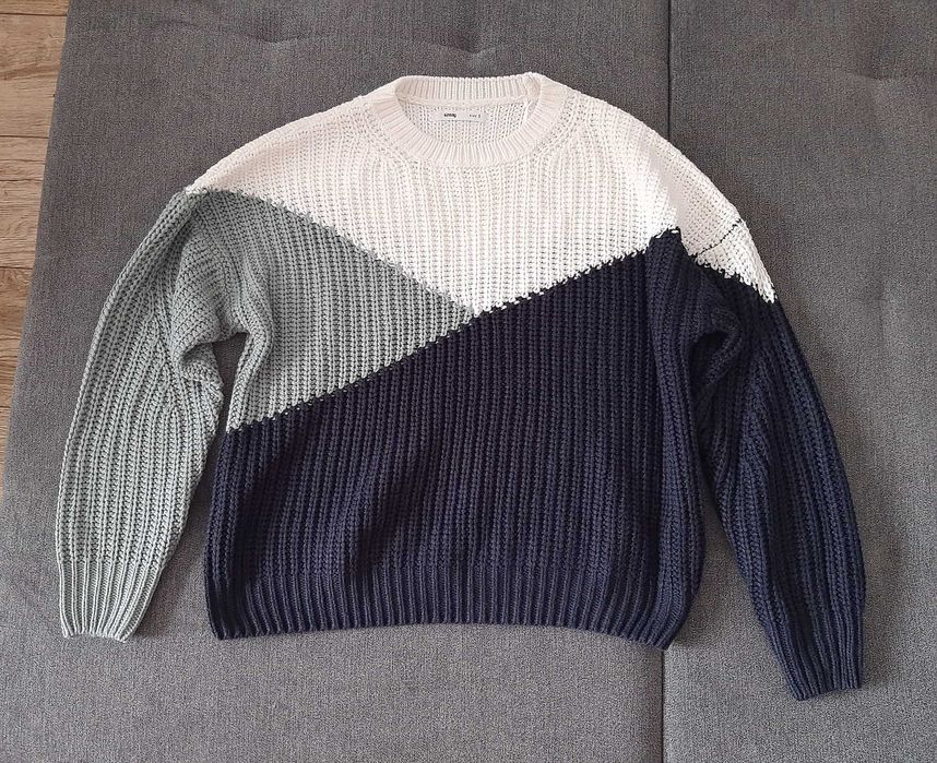Sweter damski kolorowy