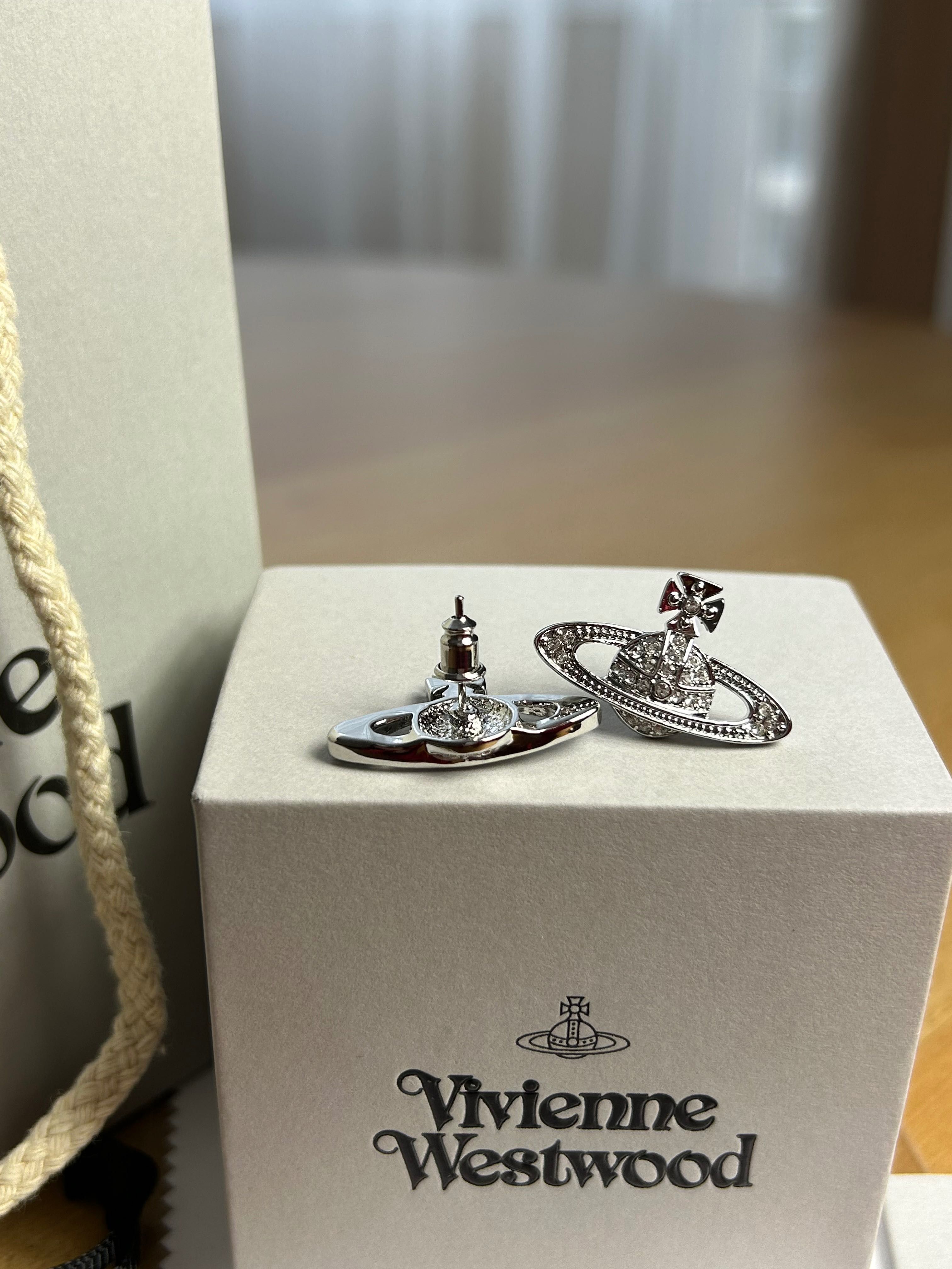 Vivienne Westwood Saturn Earrings сережки серьги вивьен