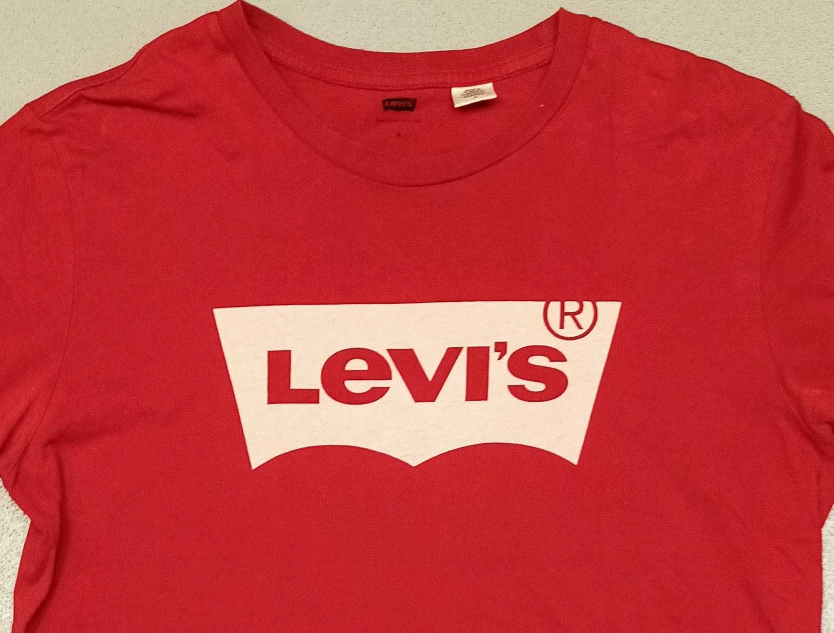 H) LEVI'S oryginalny logowany t-shirt Roz.M