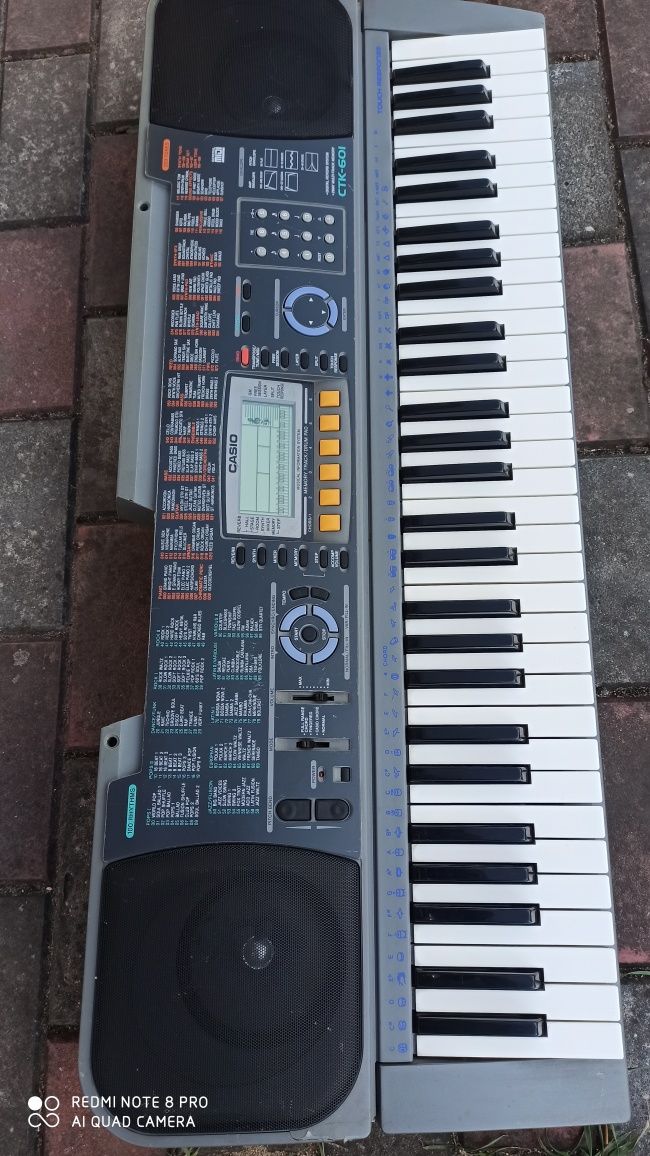 Casio CTK-591, CTK-601 keyboard, klawisze