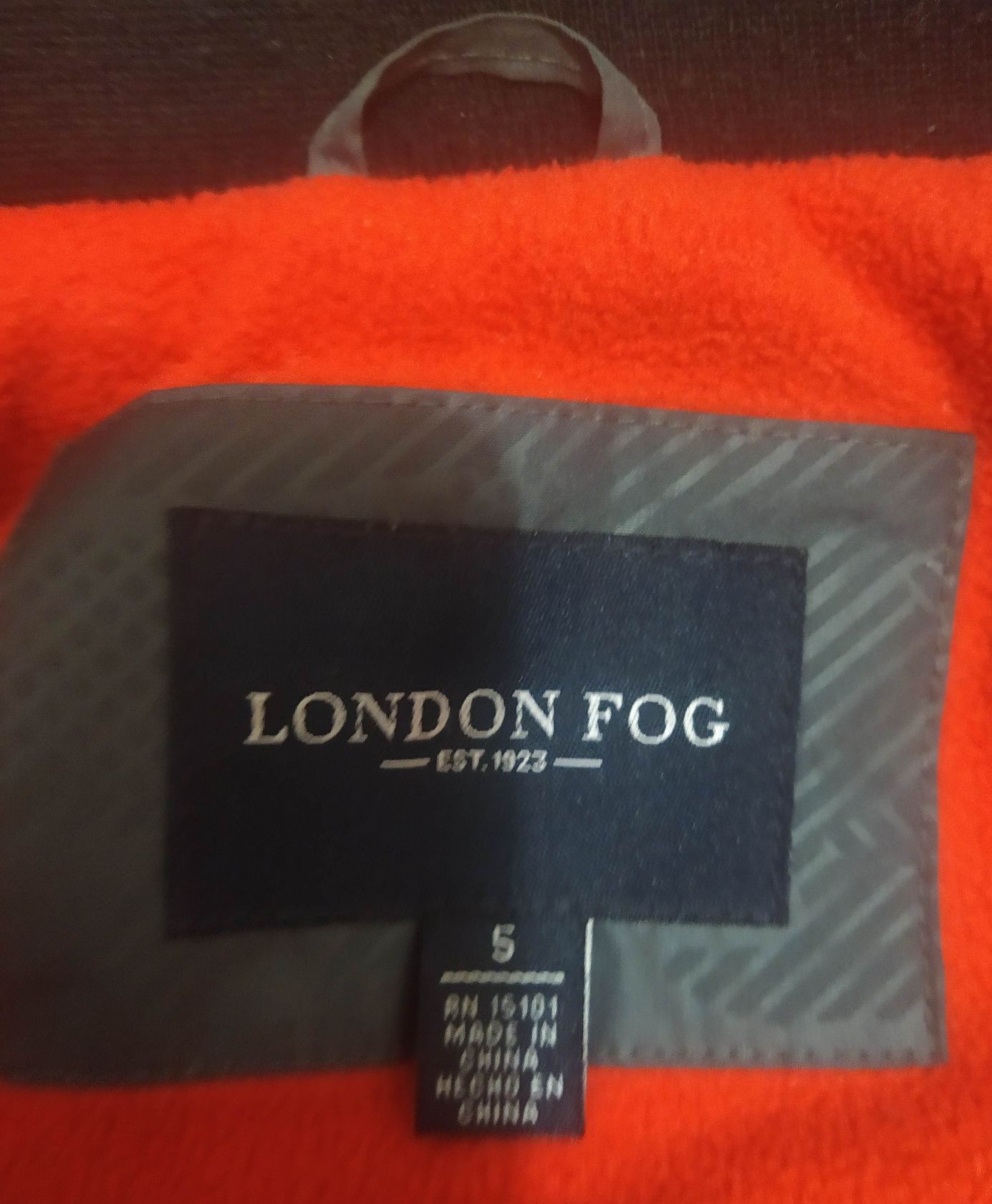 London fog куртка демисезонная до 122 см