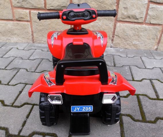 Jeździk Quad czerwony, chodzik, muzyka, klakson sklep z jeździkami