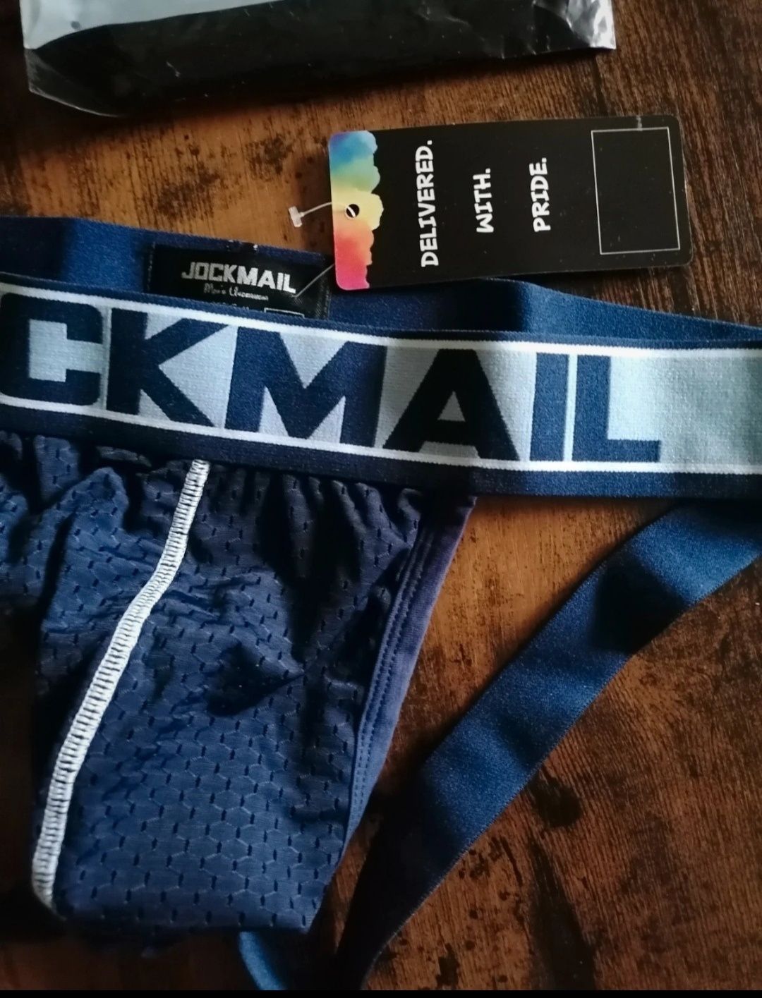 Slipy męskie Jockmail, jockstrapy roz. L