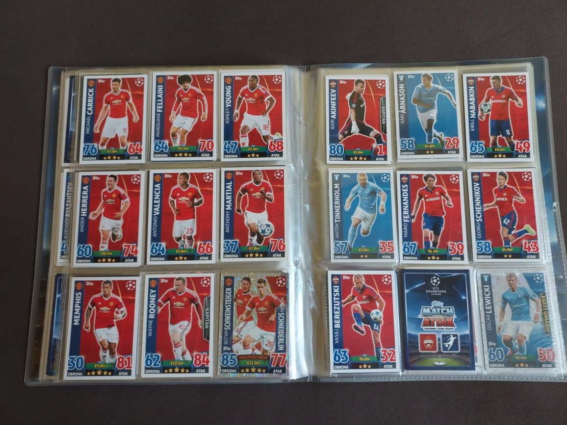 Album+333 różne karty Match Attax 2015/16 Champions League