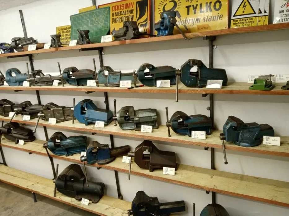 Stare Niemieckie imadło warsztatowe LES125 stan bdb, Rachunek,