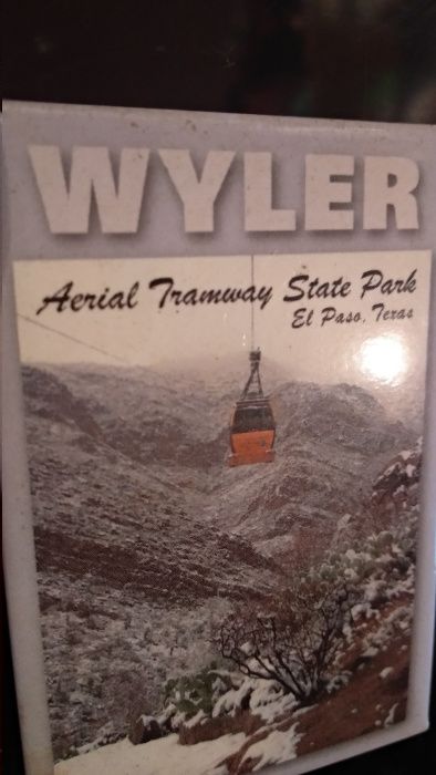 подарок из Техаса Texas WALER AERIAL TRAMWAY STATE PARK магнит сувенир