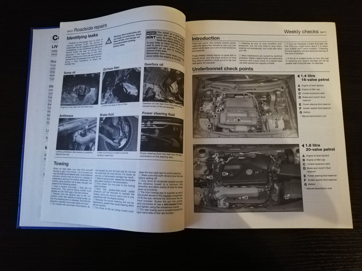Książka VW Golf IV Bora Haynes