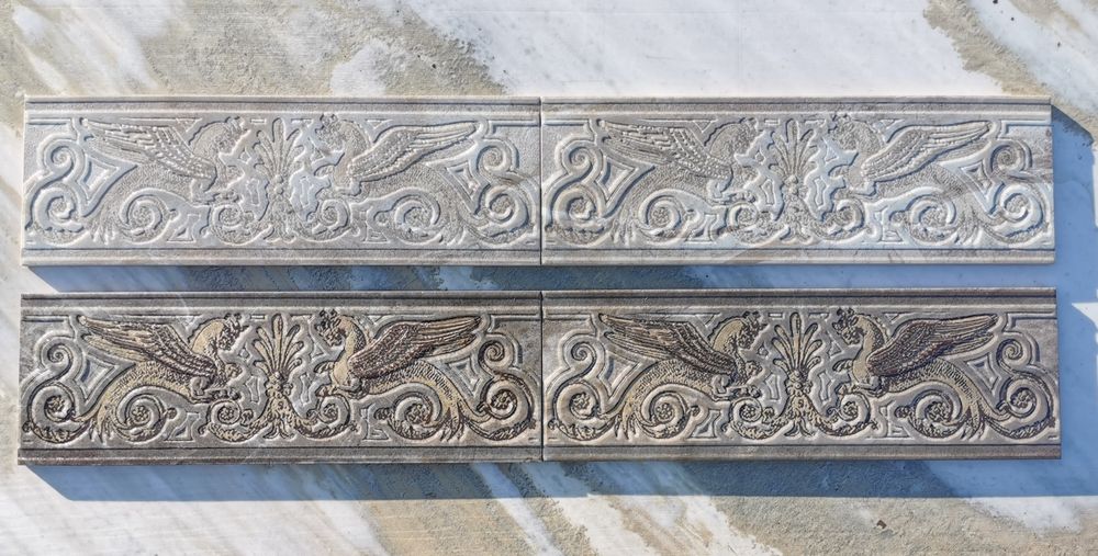 Włoska Liswa Dekoracyjna gresowa 16.5x50 Cisa Ceramica Gryf