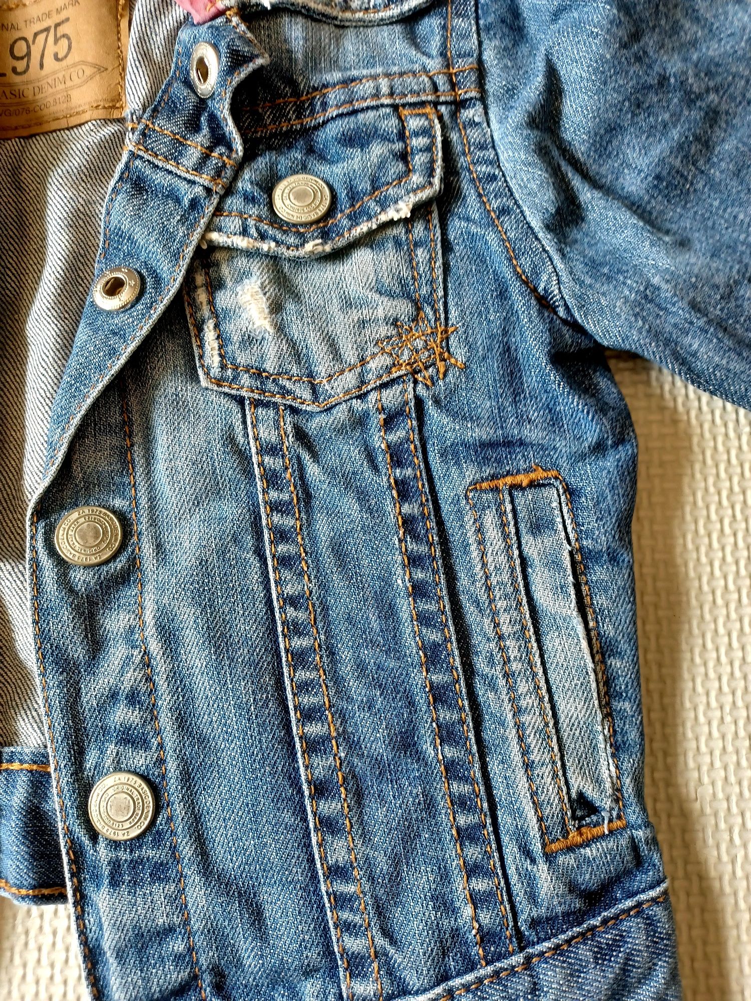 Kurtka jeansowa, katana Zara rozmiar 98.