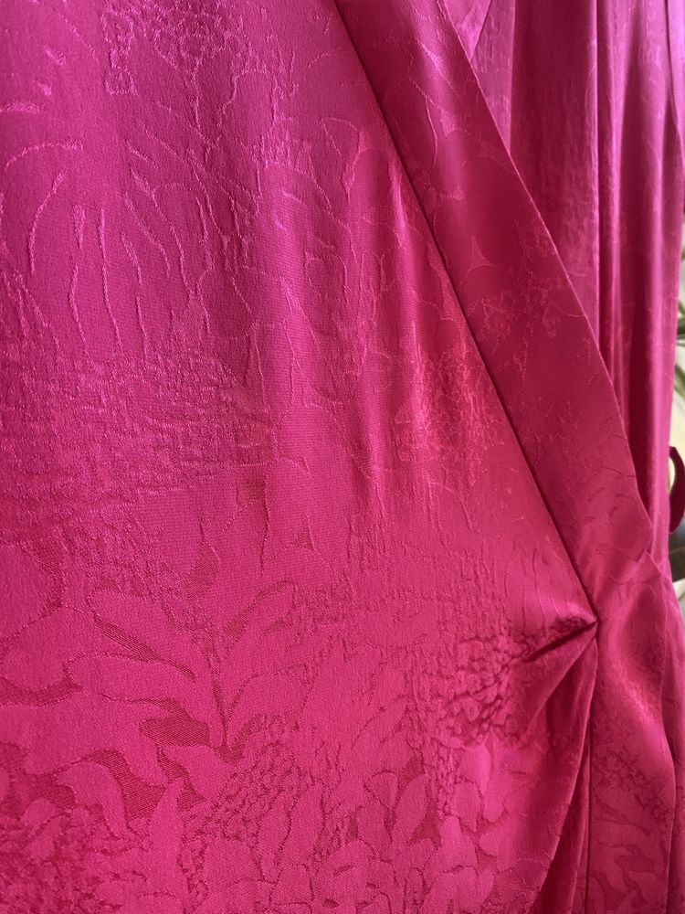 Sukienka z jedwabiu Ives Saint laurent/ vintage