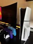 Ps5 + 2 comandos + base de carregamento + Headset Sony