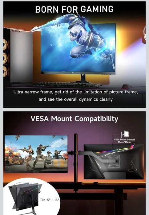 Monitor Xgaming 27 165Hz 2560x1440 2K QHD