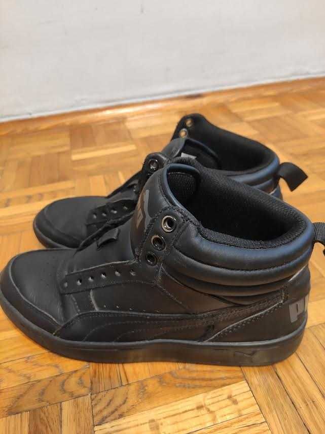 Buty PUMA chłopięce sportowe, czarne, rozm 38,5, (24,5 cm)