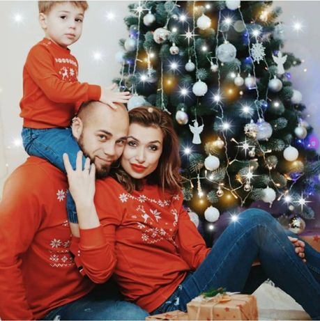 Житомир прокат новорічні светри піжами Family Look