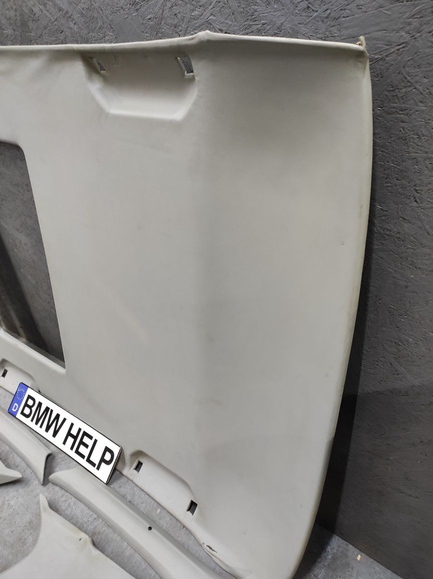 Потолок Стеля Серая Натуральная Кожа БМВ Е32 не Long Под Люк BMW HELP