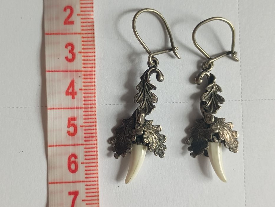 Cudne srebrne kolczyki srebro 925