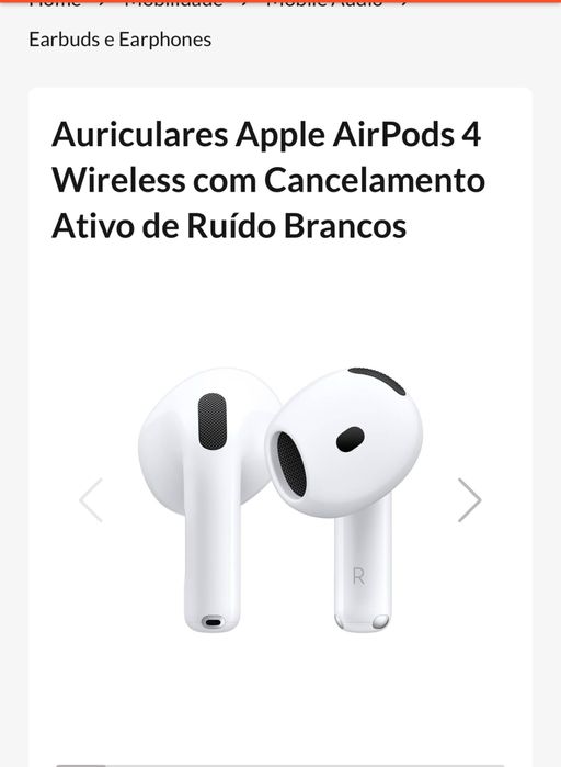 Airpods com cerca de 3 meses..