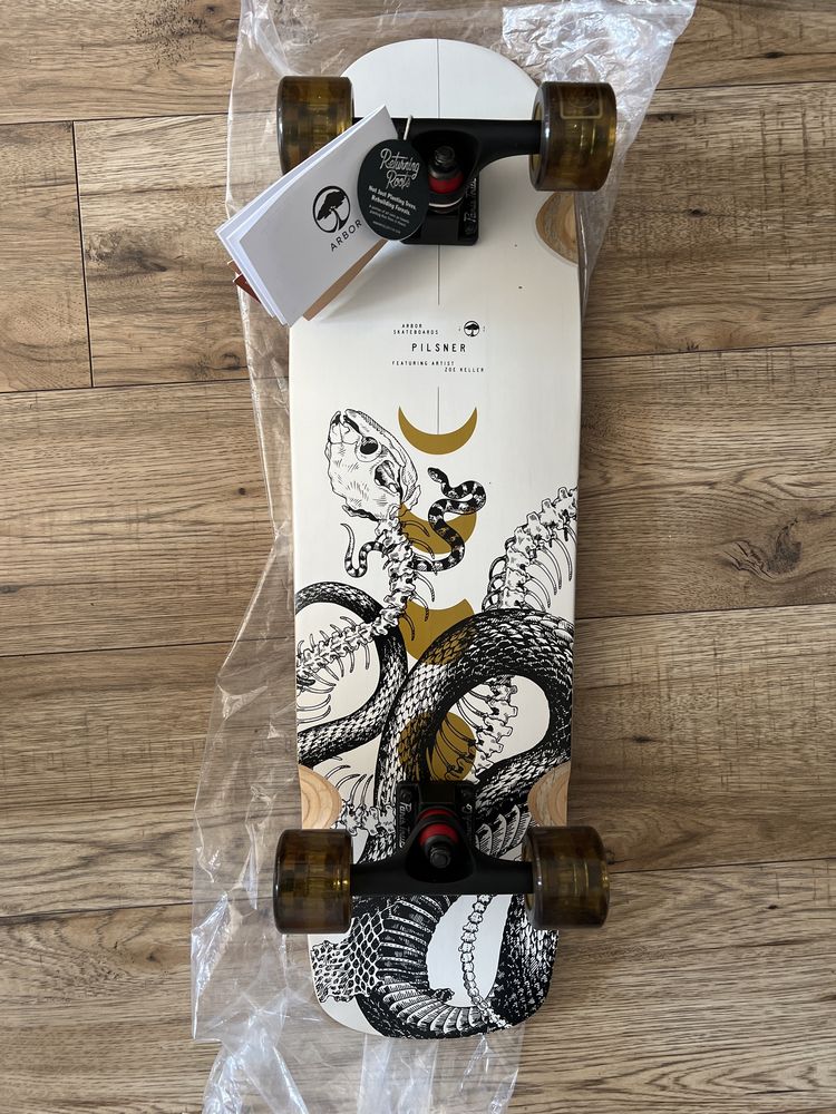 Najlepsza deskorolka Cruiser Pilsner Bamboo Skateboard Koła ARBOR