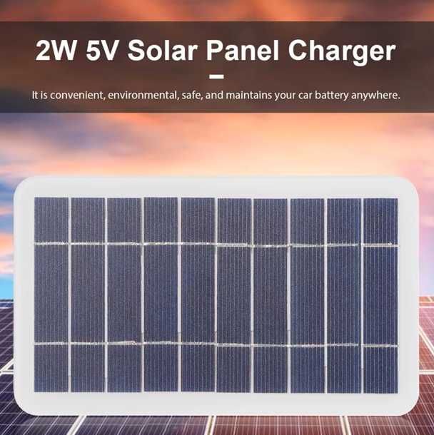 Panel solarny - 2W - USB - ładowarka do telefonu - awaryjne zasilanie