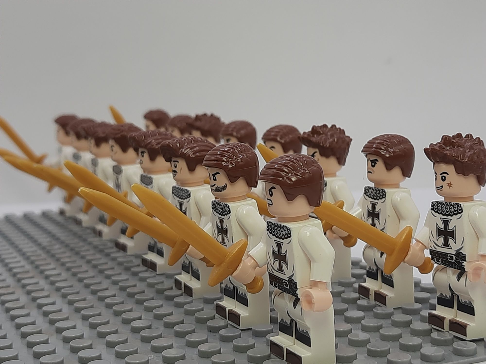 Lego Castle Krzyżacy Rycerz Zestaw Teutonic Knight kompatybilne Lego A