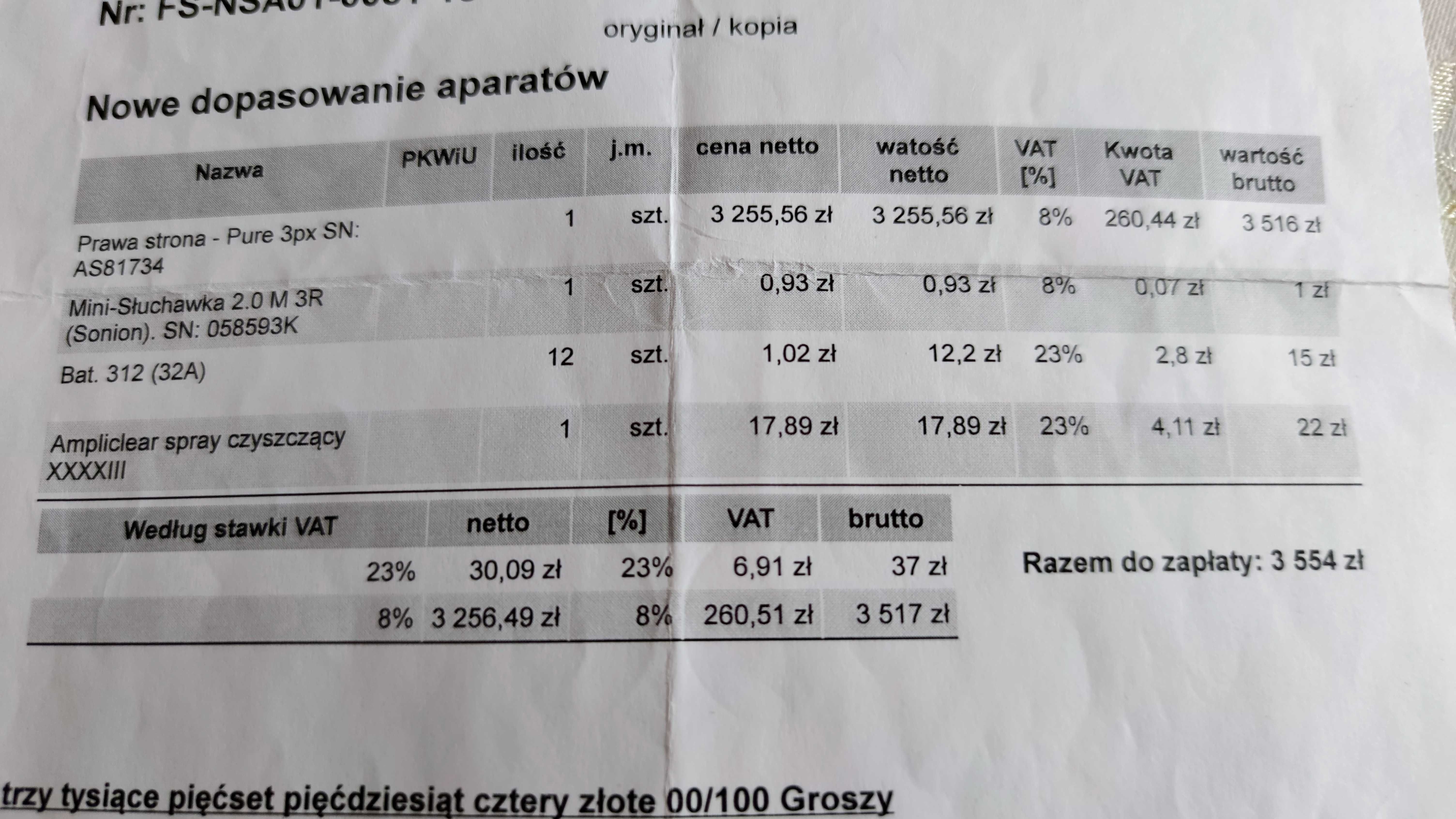 Aparat słuchowy Signia Pure 3PX