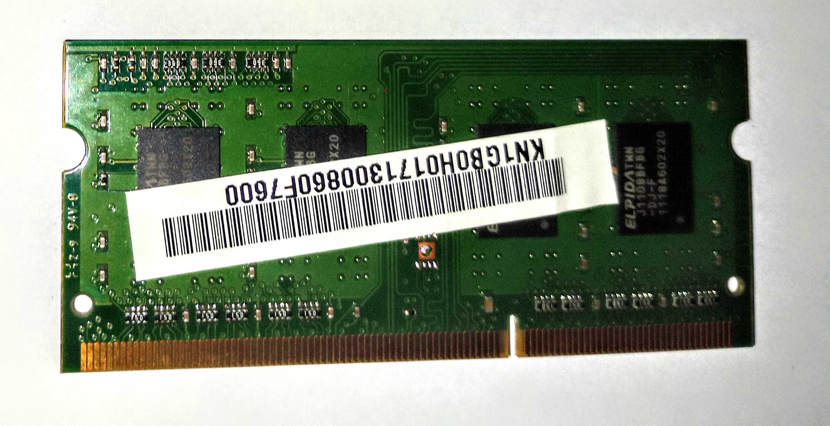 RAM 1GB Sodimm Elpida DDR 3