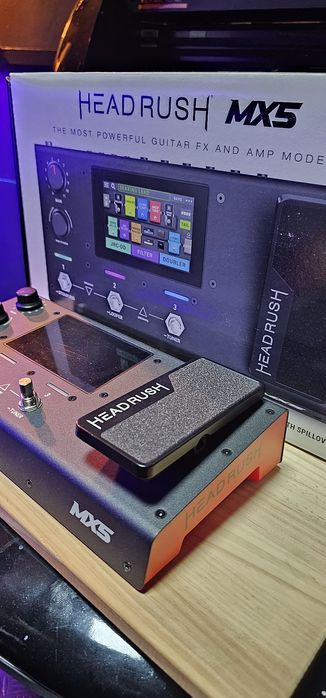 Headrush mx5 pedaleira guitarra