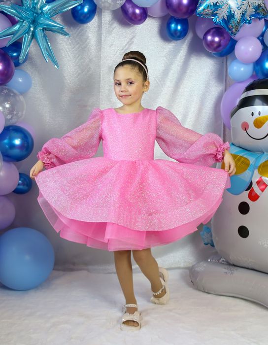 Рожева святкова сукня 122