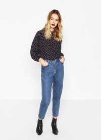 Блуза Zara (S) polka dot