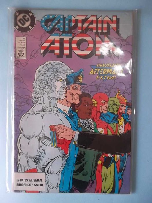 5 comics DC vintage keys Wonder Woman, Capt. Atom, Superman etc