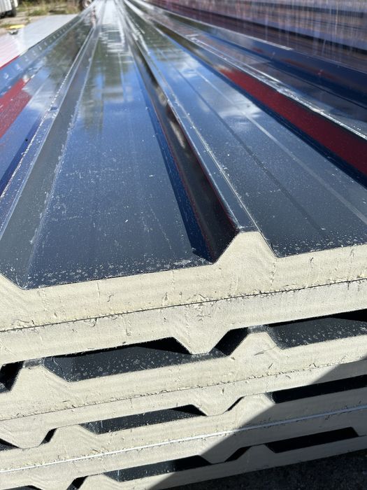 50mm Płyta Warstwowa Płyty Warstwowe dachowe Obornickie PIR PUR - Nowe